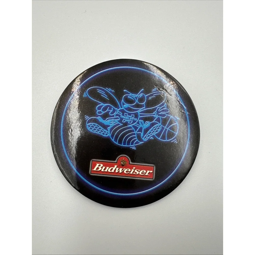 Vintage NBA Charlotte Hornets Coasters set of 8. Sponsored by‎ Budweiser
